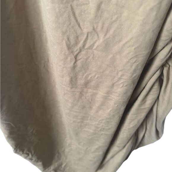 Love J Tan Brown Sleeveless Bodycon Ruched Dress Size 2XL - Picture 5 of 12